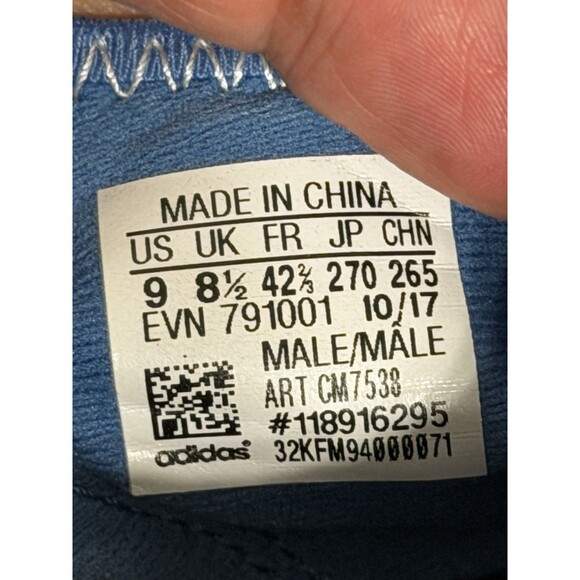 Adidas Terrex Stealth Hiking Shoes Mens 9 Blue Red Sneakers Climacool - Picture 9 of 10